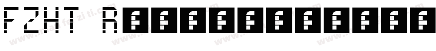 FZHT Regular字体转换